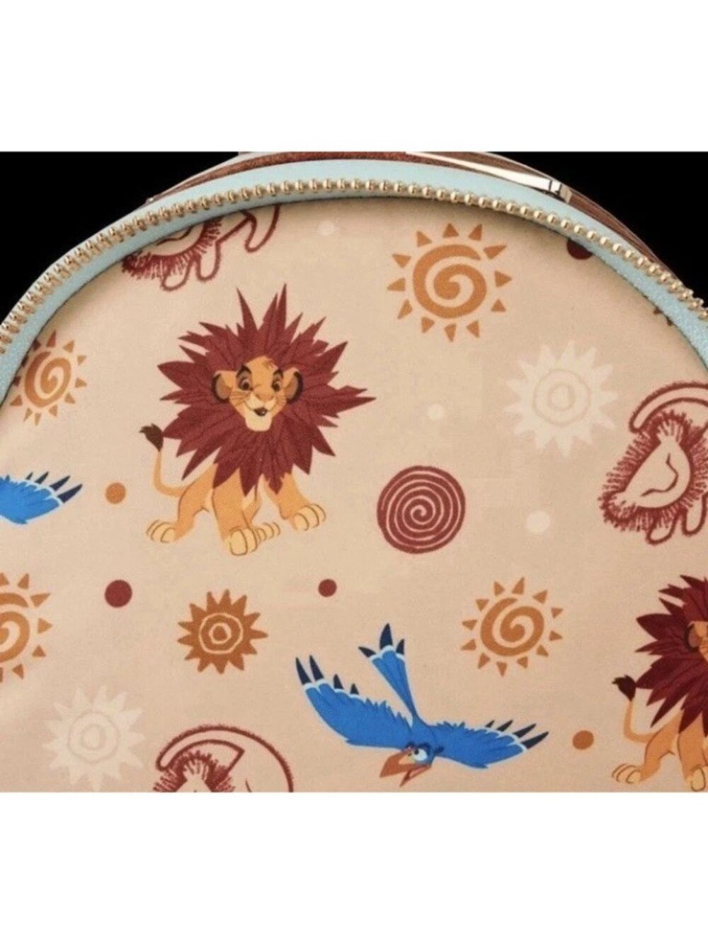 Loungefly The Lion King I Just Can't Wait To Be King Mini Backpack Jungle NWT - Picture 5 of 6